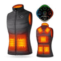 KOVNLO Heated Vest Women 5 in 1 Smart Controller Lights-out Design Electric Heated Jackets (Battery Pack Not Included)…